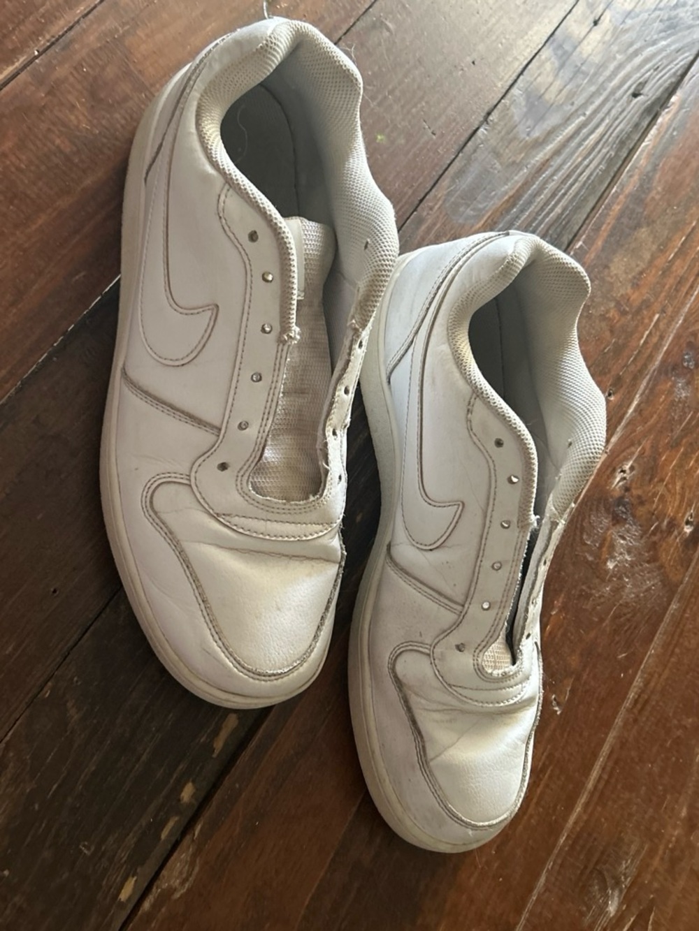 Nike White Low-Top Athletic Sneakers